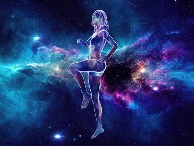 Singularity Low-poly 3D model