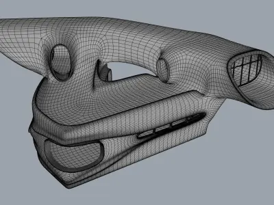 Organic design Minimalist Modern Villa  3D model