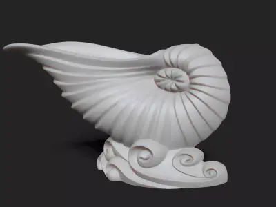 Sea shell 3D print model