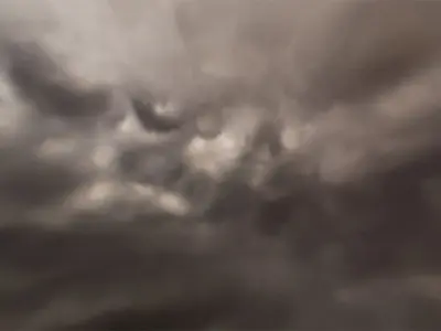 Inside the storm - HDRI Panoramic Sky - 360 clouds v02 Low-poly 3D model