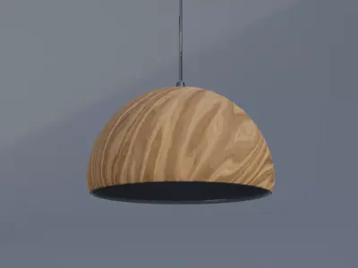 Ceiling Light Low-poly 3D model