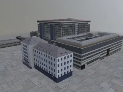 Innsbruck High Rise Pack 3D model