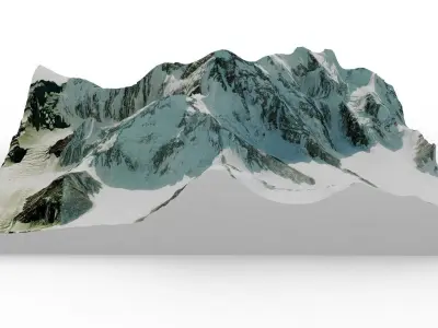 Bogda peak 3D model