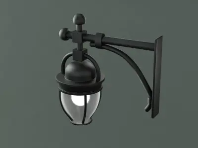 Street light 3D model