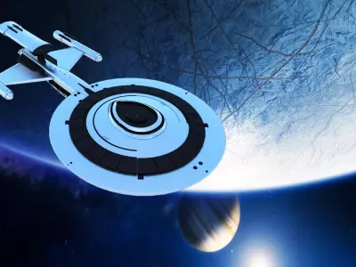 SciFi Spaceship StarTrek Inspired 3D model