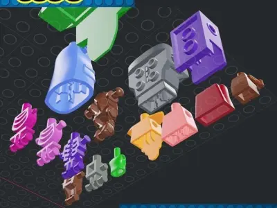 Lego - Minifigures Body 3D print model