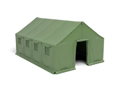 Military tent 3D print model