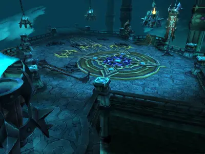 Fantasy Chess RPG Environment - Final Dungeon Low-poly 3D model