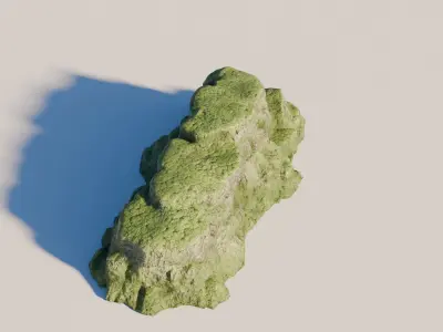 Rock 9 Low-poly 3D model