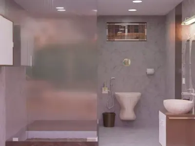 Bathroom Furniture 3D model Free 3D model