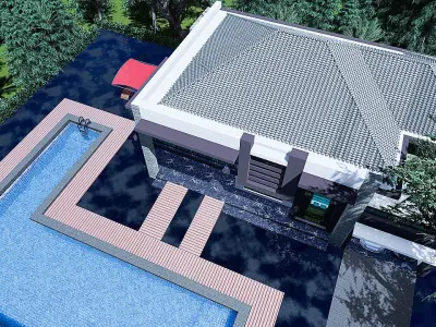 MODERN VILLA MAGNOLIA 3D model