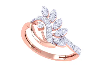 Women Ring MTL 3dm STL OBJ FBX Details 3D print model 28