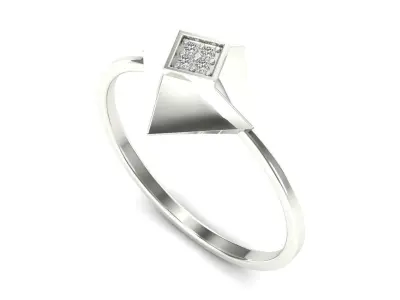 Ring-103 gold floor lamp 3D print model