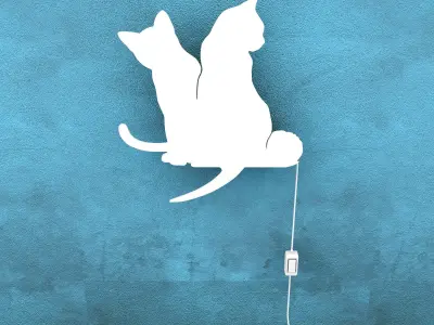 Wall Shadow Lamp  3D print model