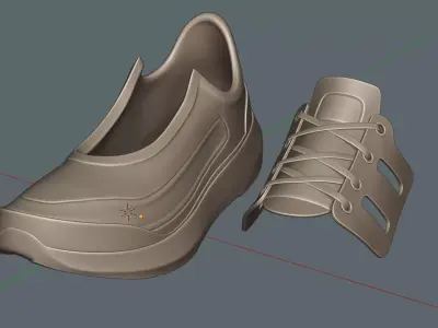 Basic shoe 01 Free 3D model