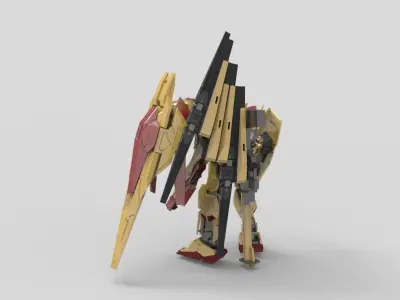 Hyaku Shiki Guardian 3D model