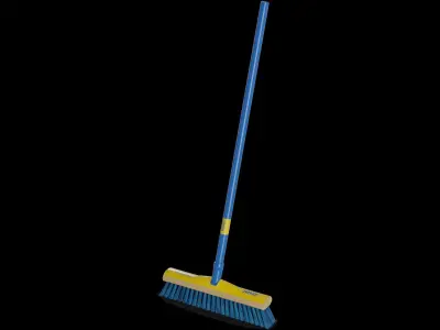 Brooms mops and window squeegees Broom 3D model