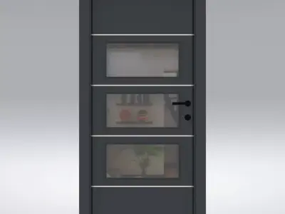 InoxLatte Interior Door 3D model