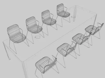 CONFERENCE TABLE PP 02 3D model