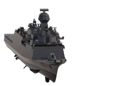 US NAVY  MULTIMISSION COMBAT FRIGATE 3D model
