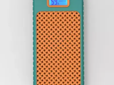 Power Bank 10K mah Enclosure Loop Cross Style 3D print model