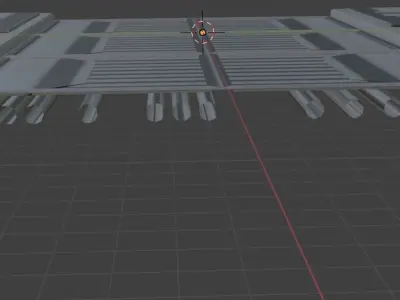 floor panel Low-poly 3D model