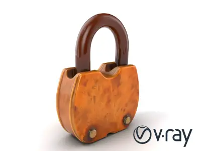 Antique Rusty Lock 3D model pack Low-poly 3D model