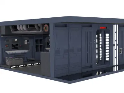 Set 2e - Trooper quarters 1-12 Scale Blackseries 3D print model