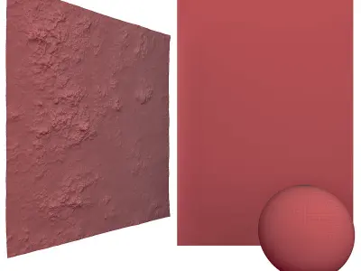 Black Rock Stone Wall Cliff  6k High Resolution Tileable 3D model