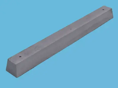 Scuffed Parking Curb-3D Scan 3D model