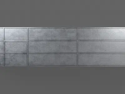 PBR Door Prison Cell 6 Low-poly 3D model