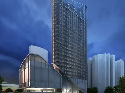 The Headquarters Business Park Tower 3D model