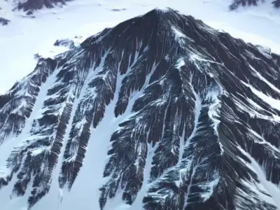 Snow and Desert Mountain Pack  - Low Poly Low-poly 3D model