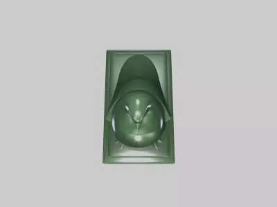 Ornamental Bird Statue - Game Ready 3D Model Low-poly 3D model