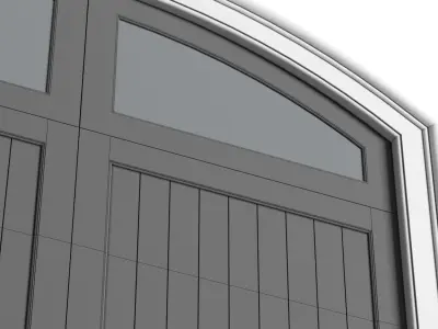 Automatic Classic Modern Garage Doors 3D model