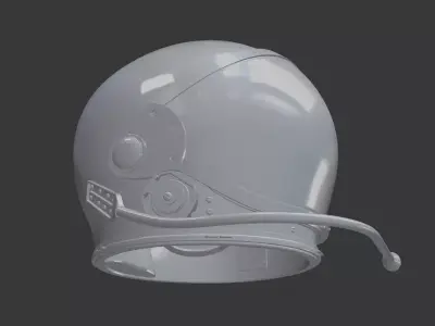 Astronaut Helmet 3D Printable 3D print model