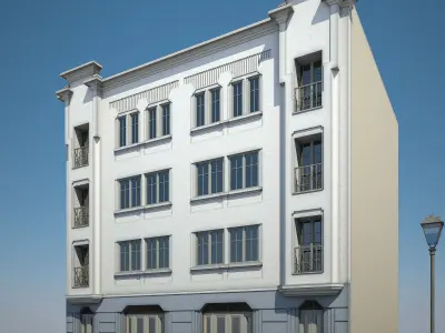 Apartment Building 21 3D model