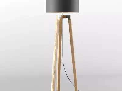 Modern stand light 3D model