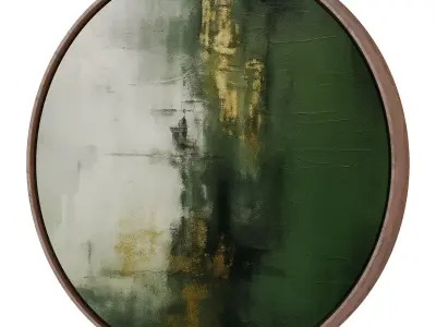 Abstract Painting Frame set 3D model 725
