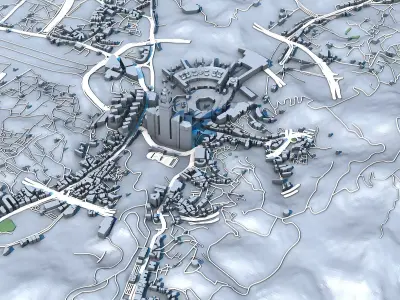 Makkah City in Saudi Arabia 3D model