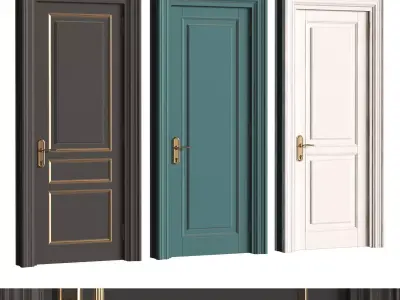classice door set 324 3D model
