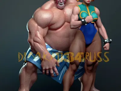 STREET FIGHTER 3D print model