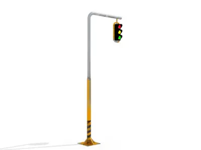 D A TRAFFIC LIGHT 001 3D model