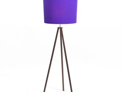 Floor Lamp Low-poly 3D model