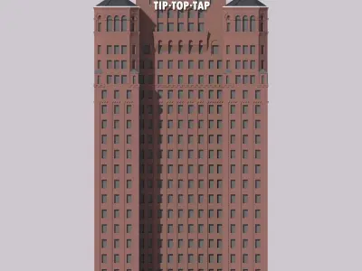 Allerton Hotel 3D print model