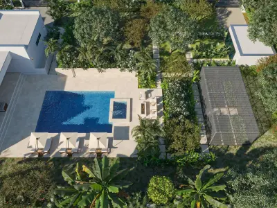 Tropical Exterior Scene Bahamas 3D model