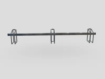 Bicycle Stand 5 Low-poly 3D model