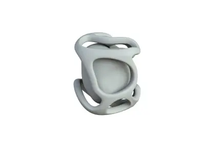 SciFi Shape Object Low Poly Low-poly 3D model 37