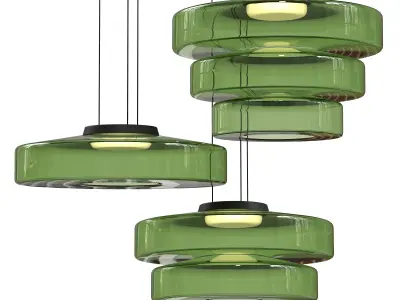 Levels Series Pendant Light 3D model