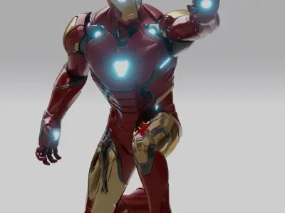 Iron Man MK85 3D model